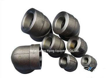 A105 black Carbon steel Threaded forged pipe fittings