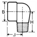 threaded street elbow