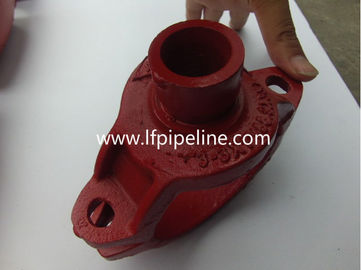 ductile iron grooved pipe fitting elbow 90 dn150