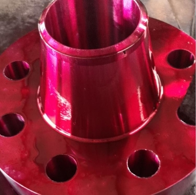 Ring type joint face ASTM A182 F51 duplex  stainless steel high pressure weld neck flange
